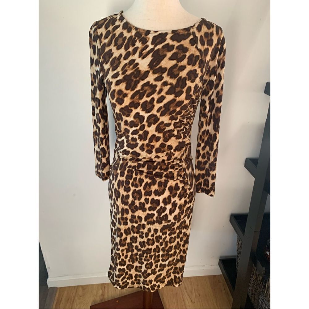 Jennifer Lopez animal print dress size s